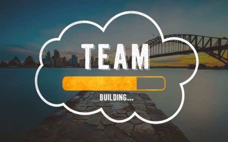 Team building loading image